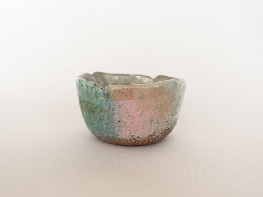 small dish - pink + blue sky