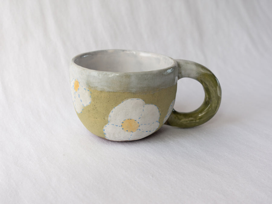 mug - chubby flowers